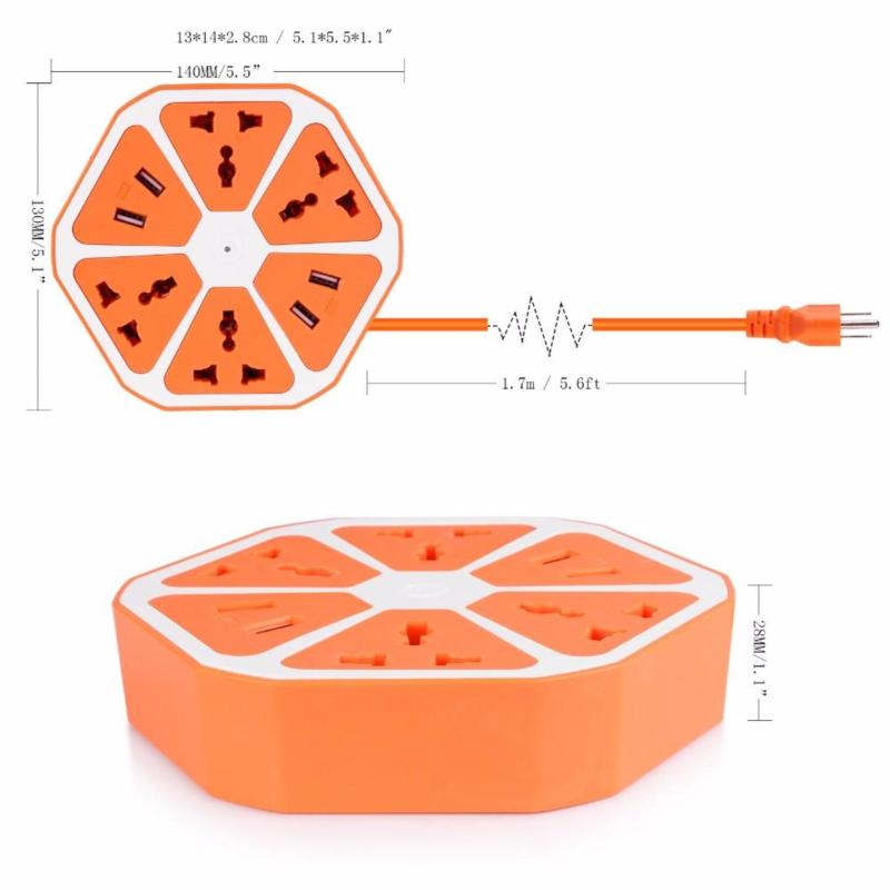 Bảng giá Ổ cắm điện đa năng hình cam 6 cổng