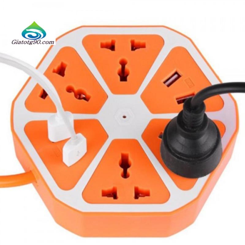 Bảng giá Mua Ổ cắm điện đa năng kiêm 2 Usb BenHome sạc Pin Smartphone 206383