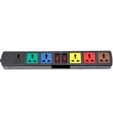 Ổ cắm điện lioa đa năng 6d52n 6 ổ cắm công suất 2200w - dây dài 5m - bh 1 năm