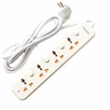 [HCM]Ổ Cắm Điện Philips 4 Ổ Cắm 3 Chân Công Tắc Riêng Dây Dài 3M -Spn1348Wb/74 (Trắng)