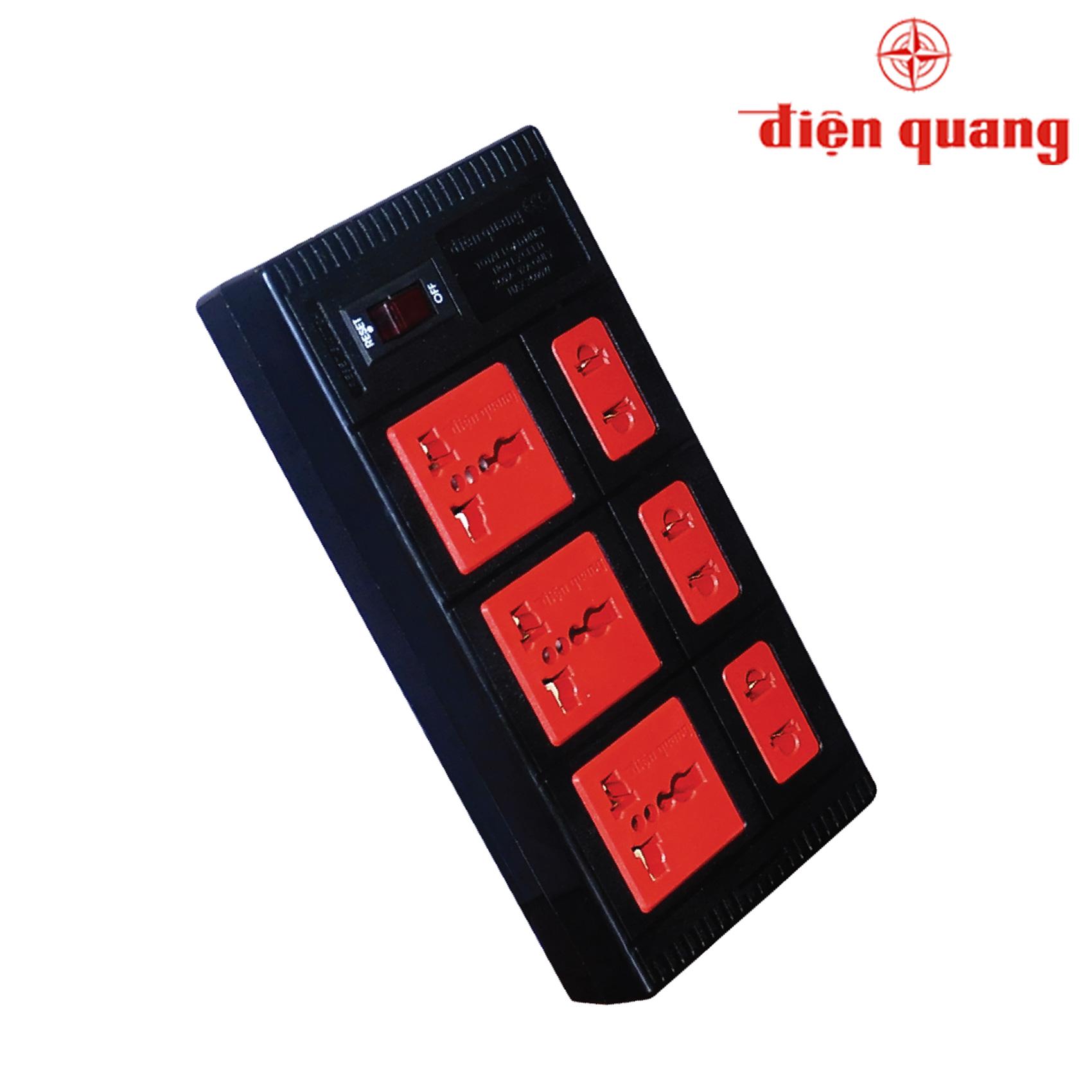 Ổ cắm Điện Quang ĐQ ESK 5BR 6ECO (Đen)