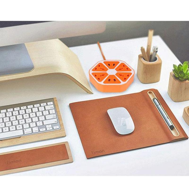 Bảng giá Ổ cắm điện usb đa năng lục giác hình quả cam cam