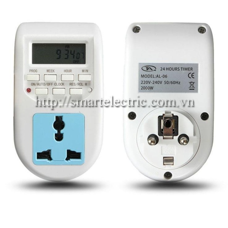 Bảng giá Mua Ổ cắm hẹn giờ bật tắt tự động AL-06