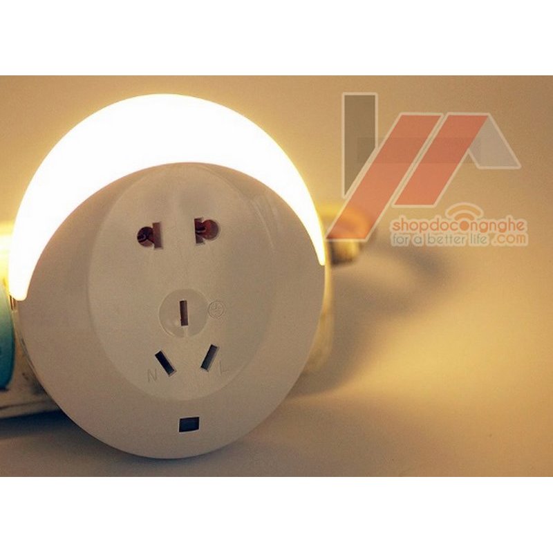 Bảng giá Mua Ổ cắm kèm đèn led cảm ứng -AL