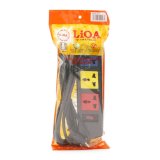 Ổ cắm kéo dài có nắp che dây 3d lioa 3d32n dây 3m x 2 lõi