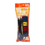 Ổ cắm kéo dài có nắp che dây 3d lioa 3d52n dây 5m x 2 lõi