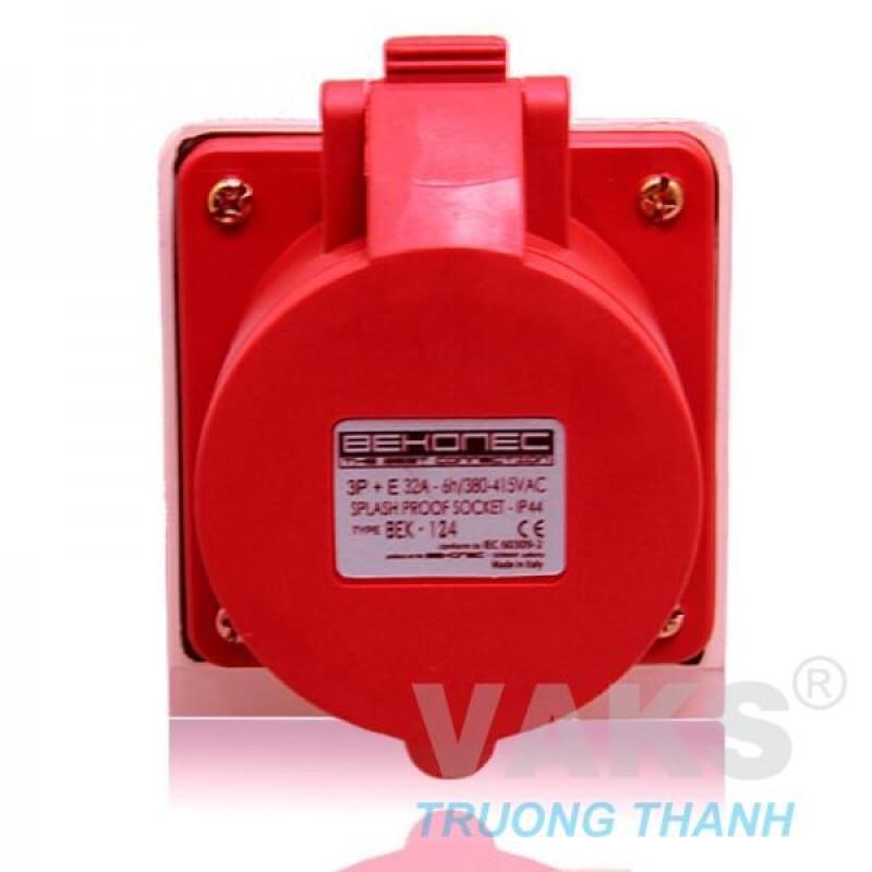 Bảng giá Ổ cắm nổi 4 chấu 32A không kín nước BEK-124