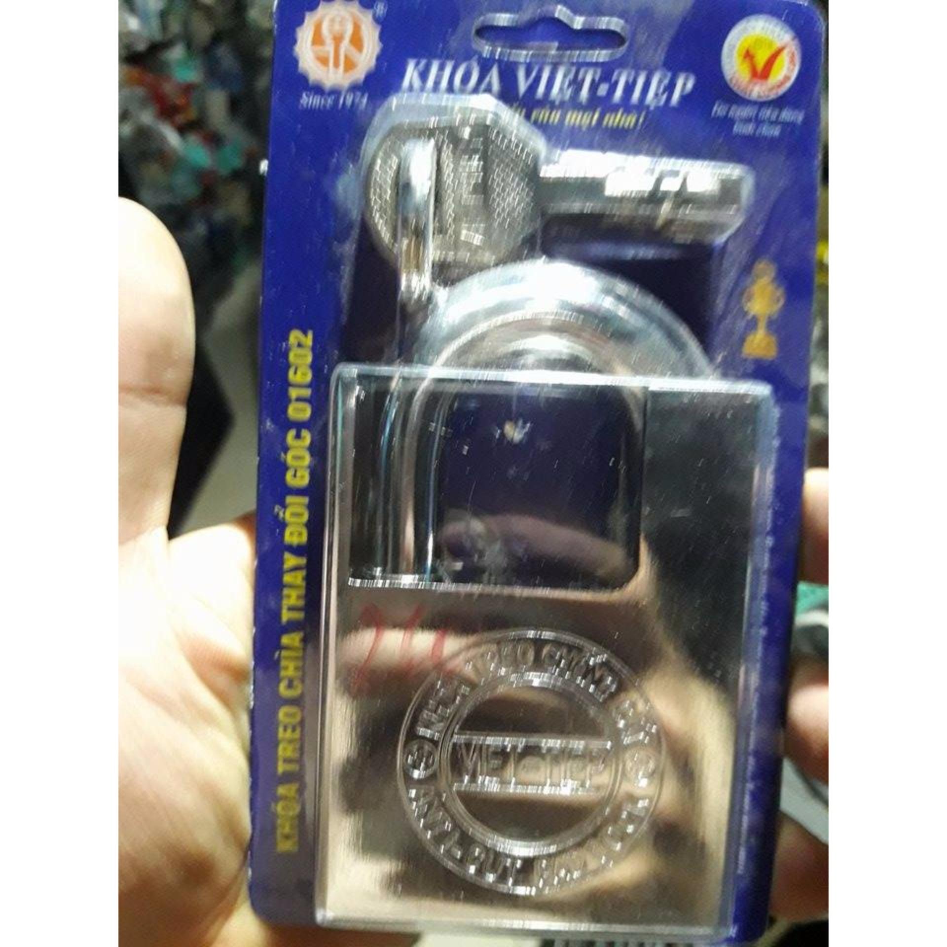Ổ khoá việt tiệp chống cắt loại lớn 96 x 60 ống phi 12mm - Huy tưởng
