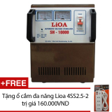 Ổn áp lioa 1p sh-10kva + tặng ổ cắm đa năng lioa 4ss2.5-2