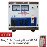 Ổn áp lioa 1p sh-2kva – sh-2000 + tặng ổ cắm đa năng lioa 4ss2.5-2