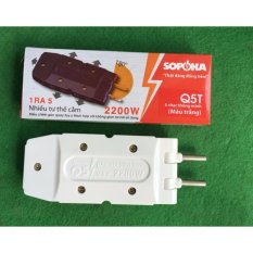 Phích cắm điện thông minh 1 chia 5 sopoka.q3t5