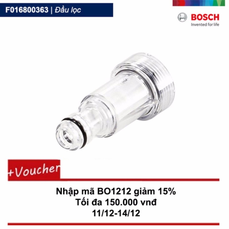 Phụ kiện Máy Phun Xịt Rửa Cao Cấp Đầu lọc nước Bosch F016800363