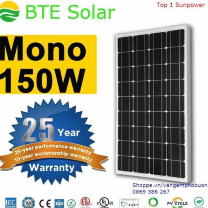 Bảng giá Pin mặt trời Mono BTE Solar 150w