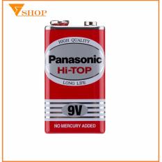 Pin panasonic 9v cacbon, pin vuông 6f22dt/1s