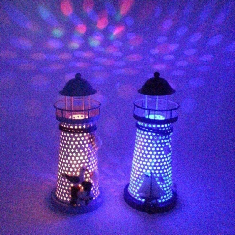Bảng giá Mua Portable Ornament Nautical Ocean Lighthouse Lantern Lamp Color
Changing LED - intl
