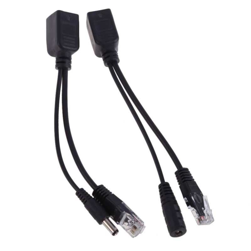 Bảng giá Power Over Ethernet PoE Adapter Injector Splitter Kit PoE Cable Black(Intl:)