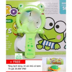 Quạt sạc cầm tay mini hình ếch - Diệp Linh QUAT3