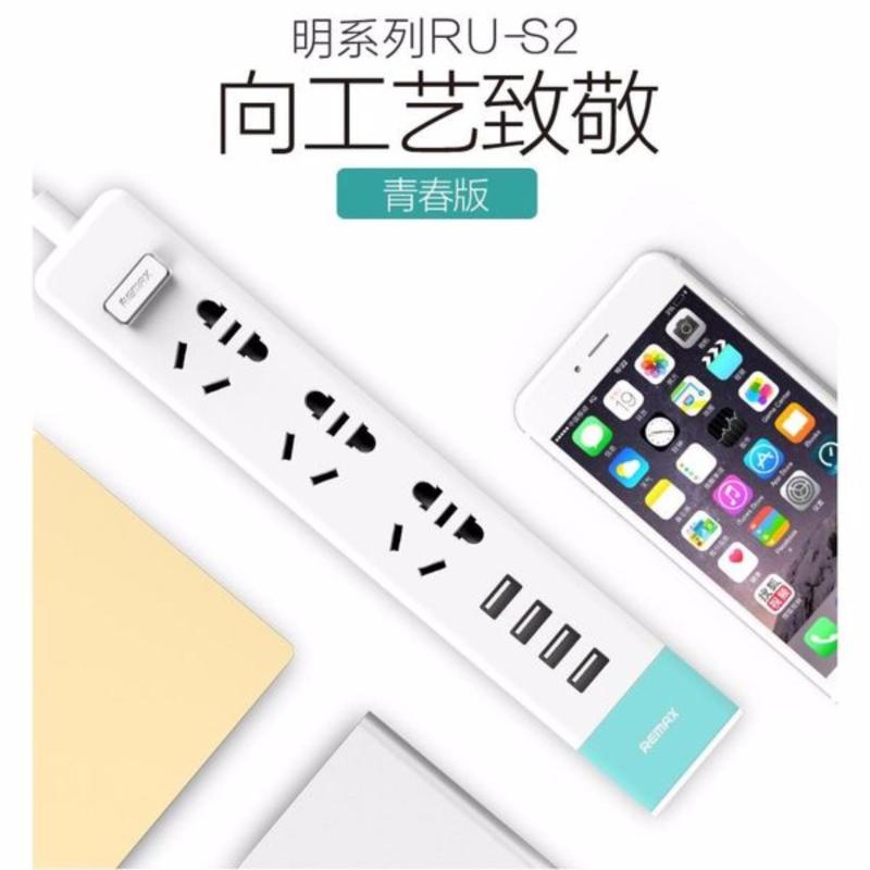 Bảng giá Remax RU - S2 3 Outlets 4 USB Ports Charging Adapter Power Socket - intl