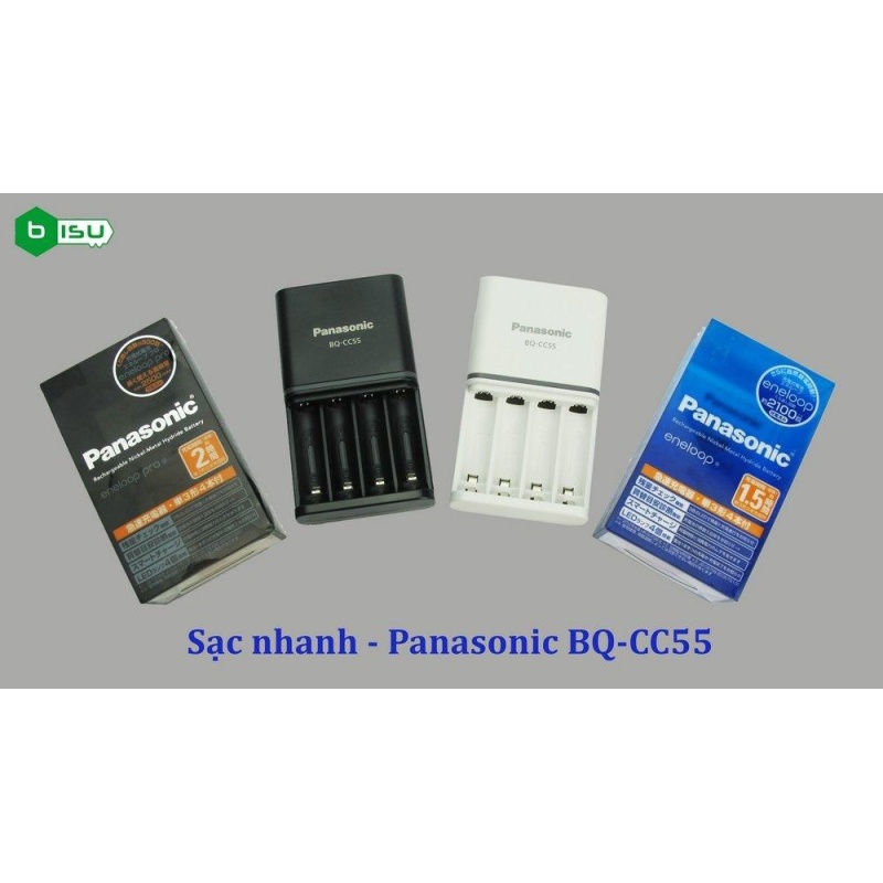 Bảng giá Mua Sạc Panasonic BQ-CC55 white - màu trắng