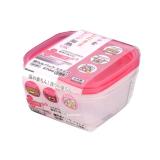 Set 2 hộp nhựa 650ml màu hồng- Hàng Nhật nội địa