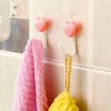 Set 2 móc hút chân không hình trái tim- Hàng Nhật nội địa