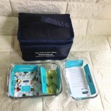 SET TÚI GIỮ NHIỆT CỘNG 2 HỘP CƠM VĂN PHÒNG  CÓ CHIA NGĂN