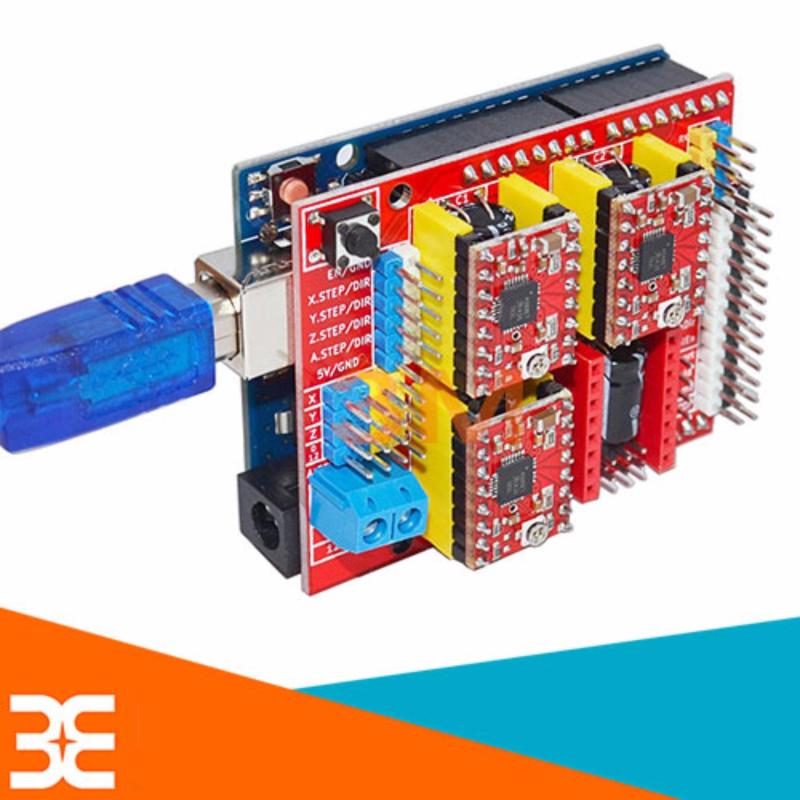Bảng giá Shiel Arduino UNO R3 - Điều Khiển Máy IN 3D A4988
