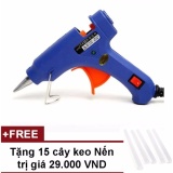 Súng bắn keo dán thủ công + Tặng 15 cây keo nến tiện dụng