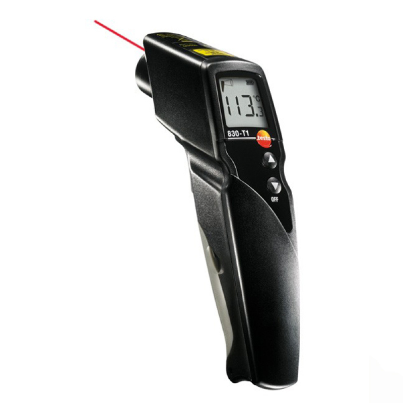 Súng đo nhiệt độ bằng hồng ngoại và laser Testo 830-T1 (Đen)