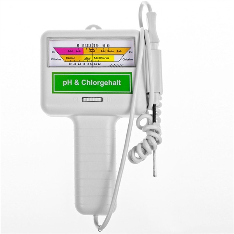 Swimming Pool Water Quality Tester PH/CL2 Chlorine Tester (Grey) -
Intl