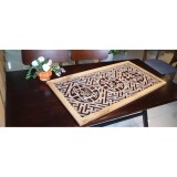 Tấm chống ám khói bàn thờ kích thước 41x81cm cho bàn thờ 3 bát hương (màu vàng sáng)