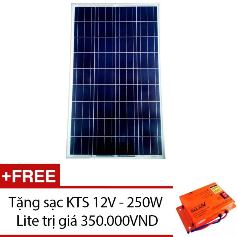 Bảng giá Mua Tấm pin năng lượng mặt trời Poly 110W + Tặng 1 sạc KTS 12V - 250W
Lite