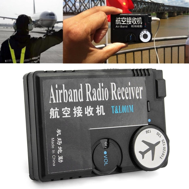 Bảng giá T&L001 118MHz-136MHz AAA Plastic Black Air Band Radio Aviation Band Receiver - intl
