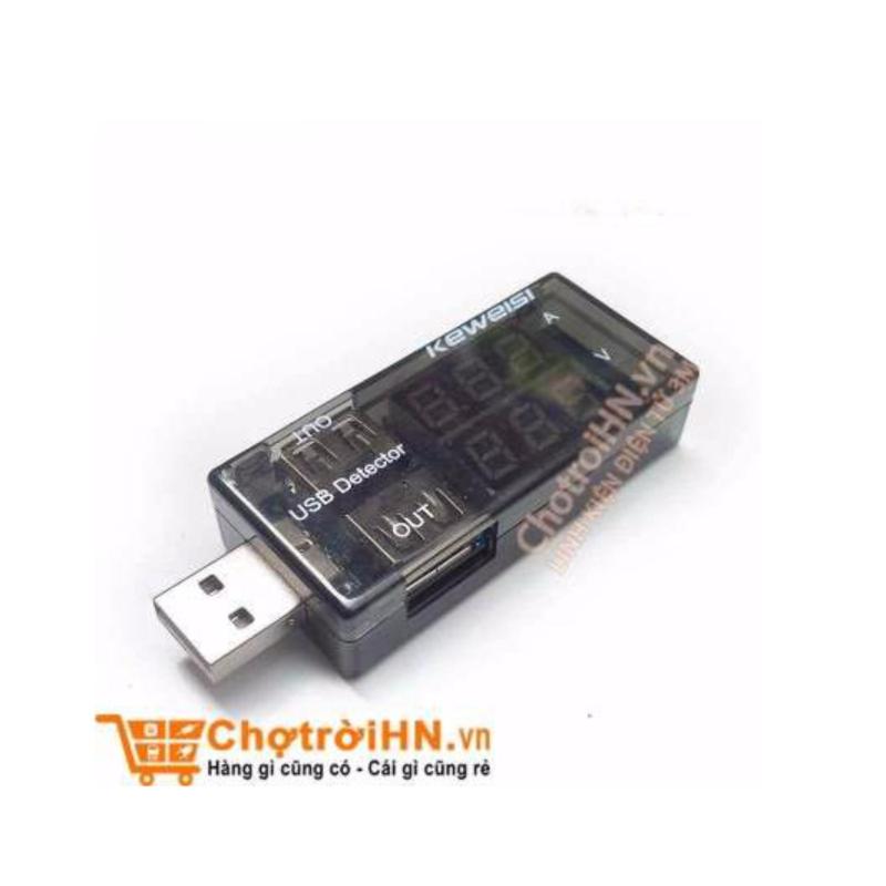 Bảng giá Mua Test Điện Thoại, Sạc Dự Phòng Bằng USB Đo Dòng - Đo Áp V2 3V-9V 3A