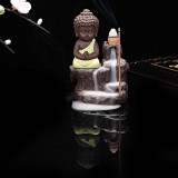 Thác Khói Trầm Hương - Tiểu phật Bên Suối (vàng) + 10 nụ trầm hương tự nhiên