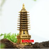 Tháp Văn Xương lớn bằng đồng cao 31cm - Phong thuỷ phát huy học vấn