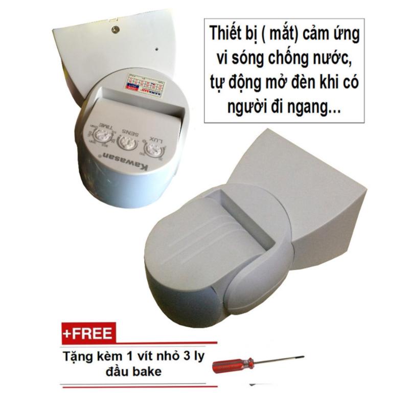Bảng giá Thiết bị cảm ứng vi sóng chống nước tắt mở đèn tự động Kawasan RS05B kèm vít nhỏ