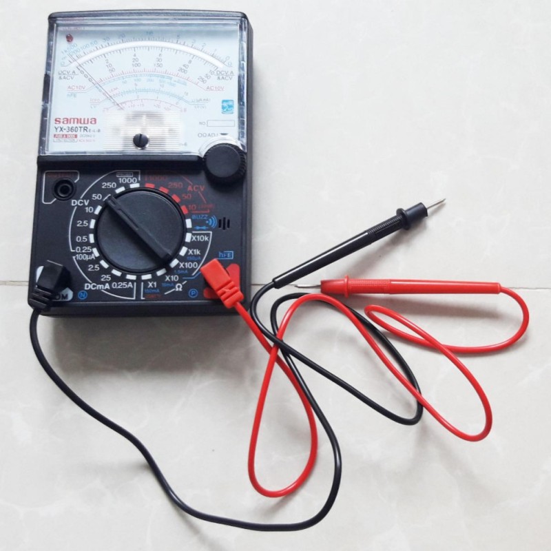 Thiết bị dụng cụ đo điện, điện tử  đồng hồ kim SamWa YX-360TR ( Kèm Bộ Pin )