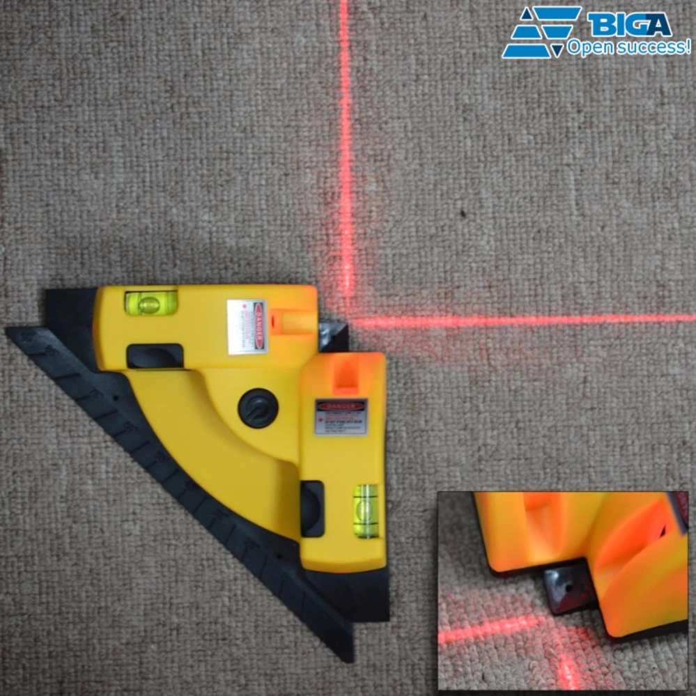 Thiết bị ke góc vuông laser, thước đo góc vuông, máy ke góc vuông 90 độ bằng tia laser đa năng
