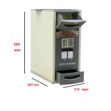 THÙNG ĐỰNG GẠO THÔNG MINH APOLLO 16KG -  TẶNG ÁO MƯA RANDO TRẺ EM DƯỚI 1m1