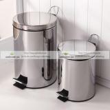 Thùng rác inox đạp chân 8l