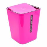 Thùng rác nhựa gia đình cao cấp nắp bập bênh bằng Tím TI667