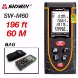 Thước đo khoảng cách cao cấp 60m bằng tia laser sndway sw-m60