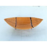Giỏ thuyền đựng hoa quả bàn ăn giả mây