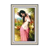 Tranh đính đá cô gái df2302
