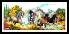 Tranh in canvas vtc mã đáo thành công lunacv-0087 - 100 x 50cm