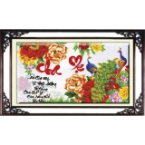 Tranh thêu chữ thập cha mẹ 223088