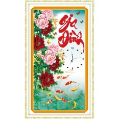 Tranh thêu chữ thập gia đình dlh-222875-ngọc thịnh