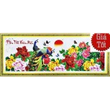 Tranh thêu chữ thập phu thê viên mãn DLH-222960-Siêu thị tranh thêu