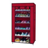 Tủ đựng giầy dép đa năng 6 tầng (Đỏ)